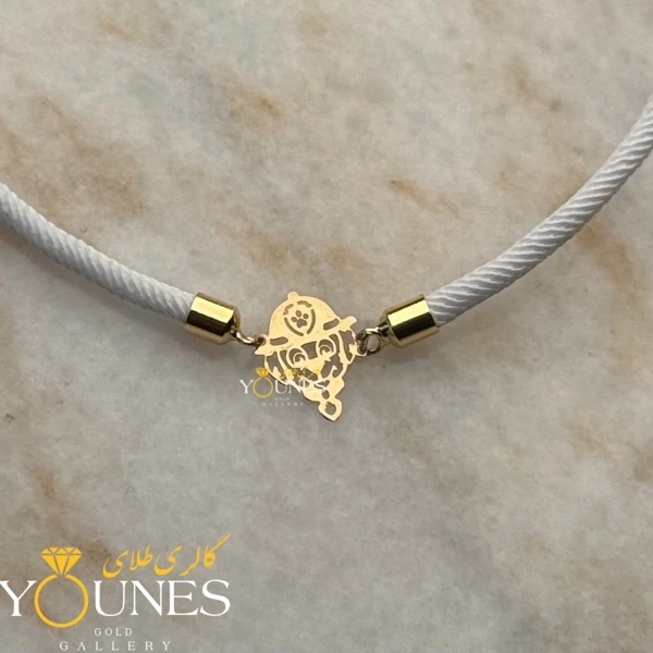 دستبند سگ نگهبان طلا لیزری